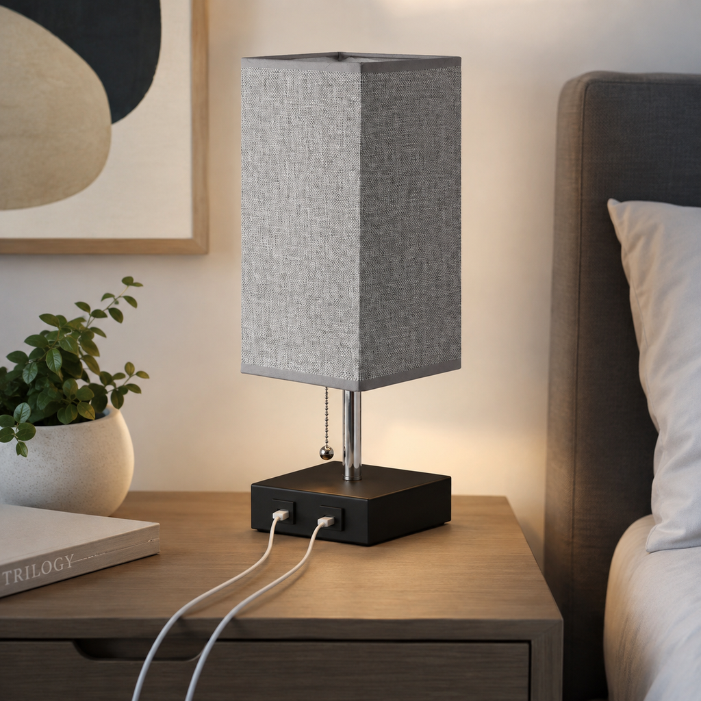 Meren Linen Table Lamp