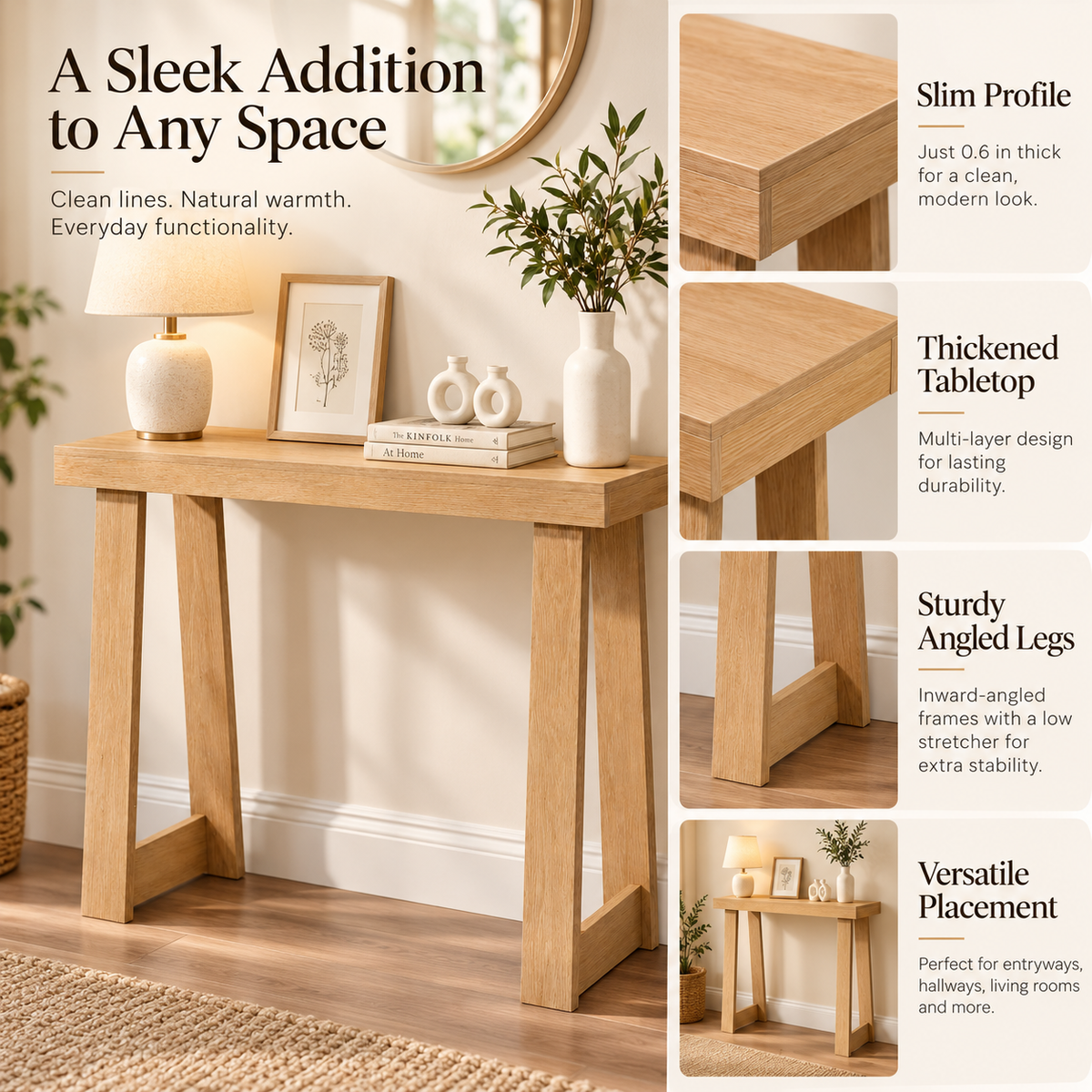 Meren Narrow Console Table