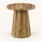 Meren Round Wooden Table