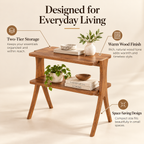 Meren Wood Accent Stand