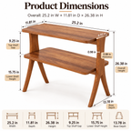 Meren Wood Accent Stand
