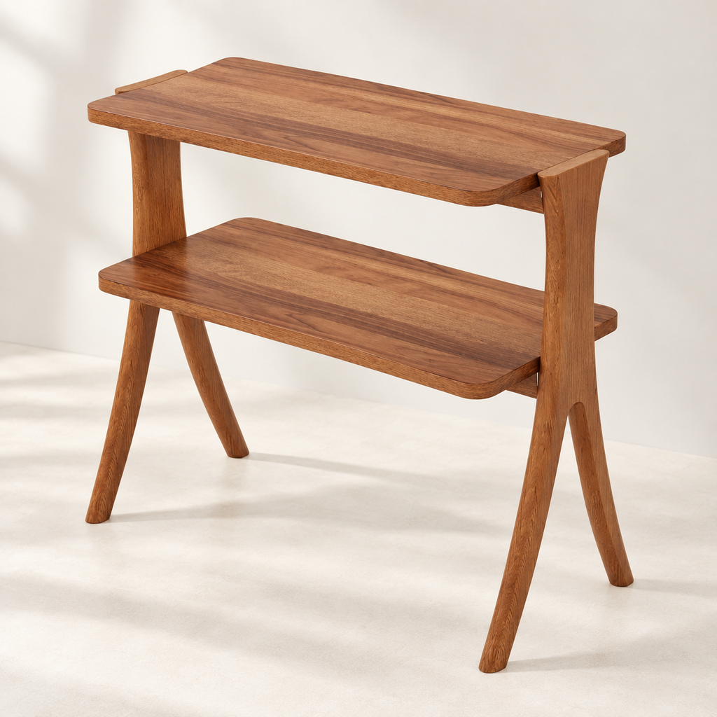 Meren Wood Accent Stand
