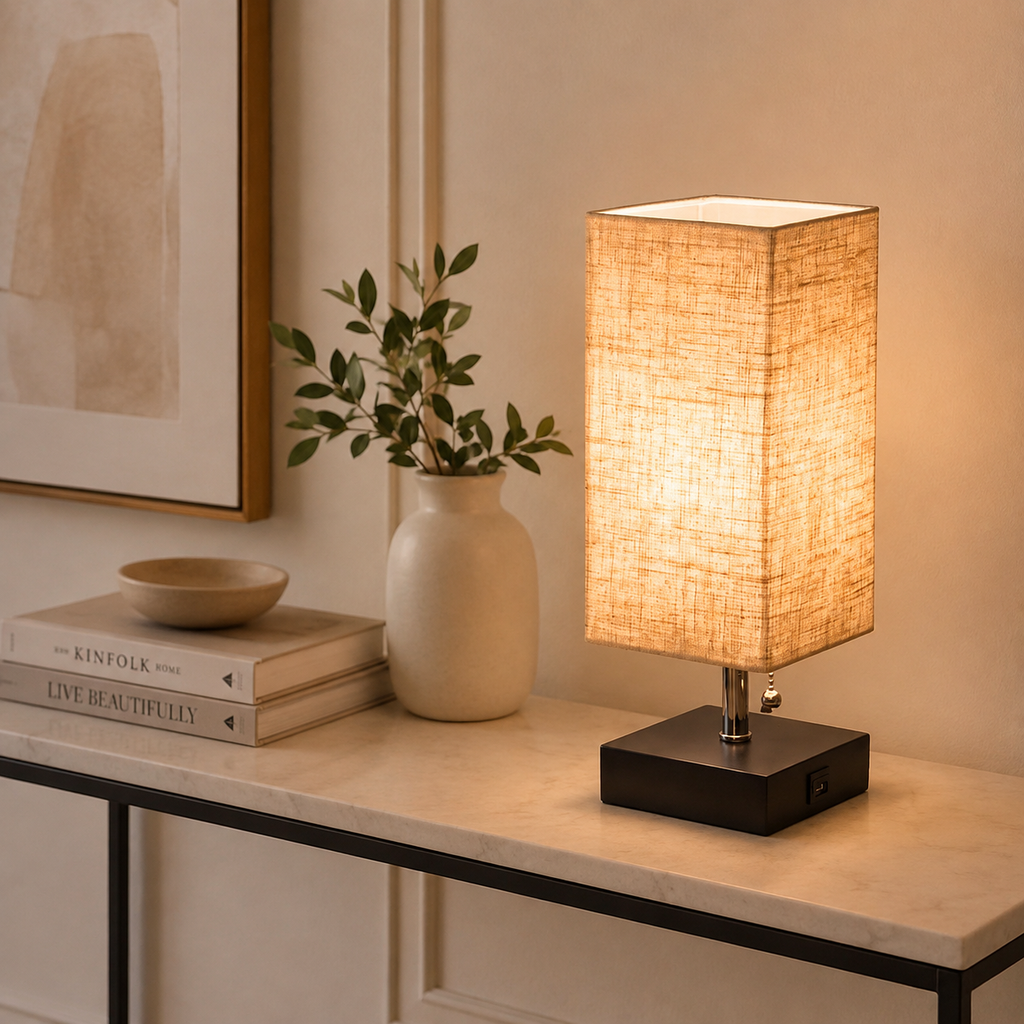 Meren Linen Table Lamp